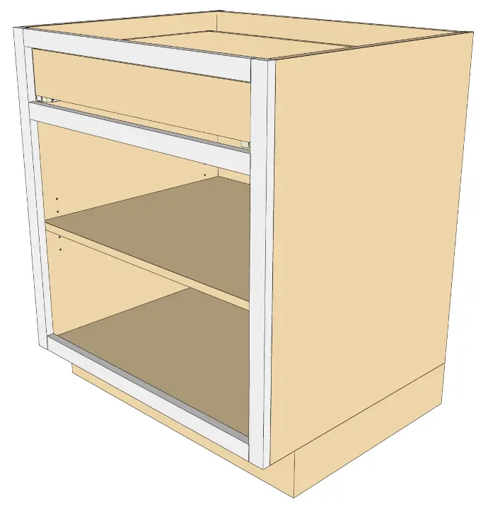 Face Frame Cabinet Illustration